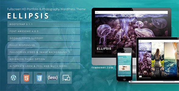 Ellipsis - Fullscreen HD Portfolio WordPress Theme
 FXTheme
