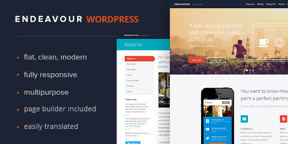 Endeavour - Multipurpose Business Portfolio
 FXTheme