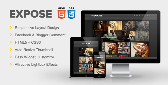 Expose - Photography Blogger Template
 FXTheme