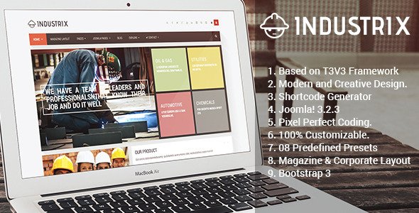 Industrix - Joomla Responsive Business Template
 FXTheme