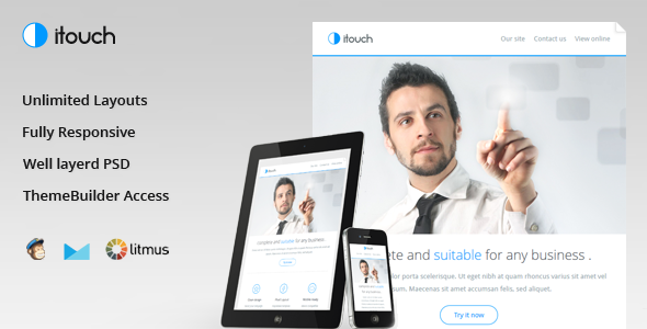 Itouch - Responsive Email with Layout Builder
 FXTheme