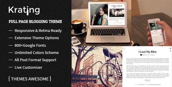 Krating - Full Page Blogging Themes
 FXTheme