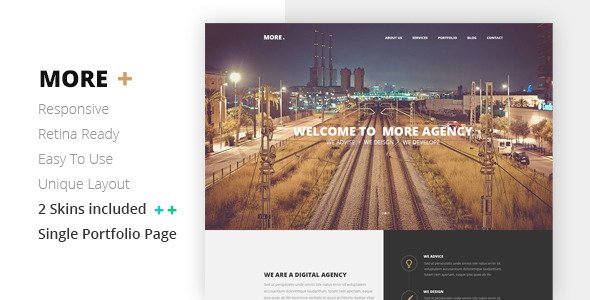 MORE Creative One Page Template
 FXTheme