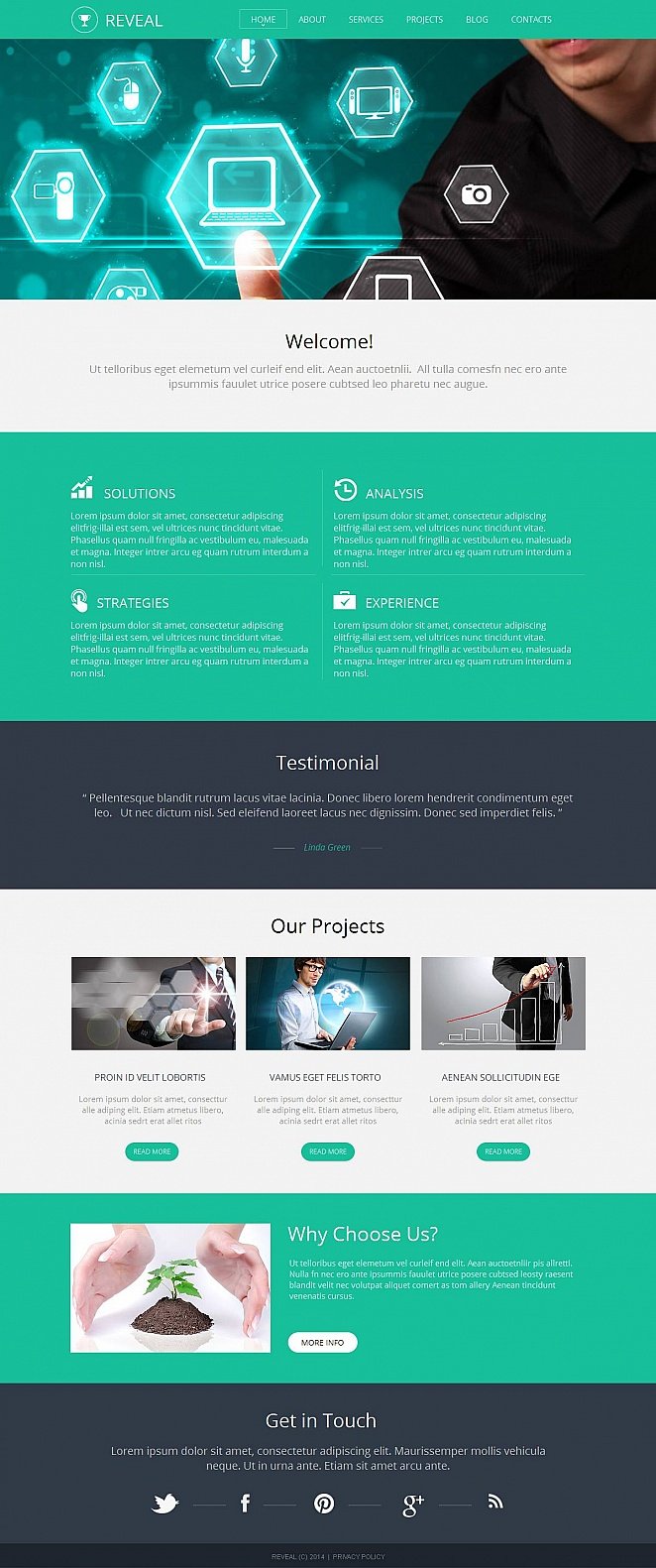 Management Company Moto CMS HTML Template TMT