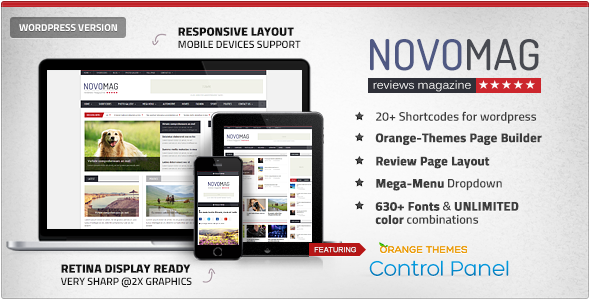 Novomag - Clean & Flat Magazine
 FXTheme