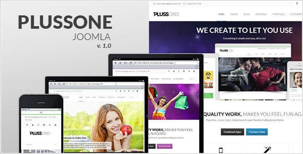 Plussone - Responsive Joomla Business Template
 FXTheme