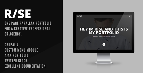 Rise - Responsive One Page Parallax Drupal 7 Theme
 FXTheme