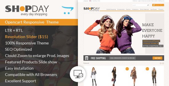 Shopday - Opencart Responsive Theme
 FXTheme