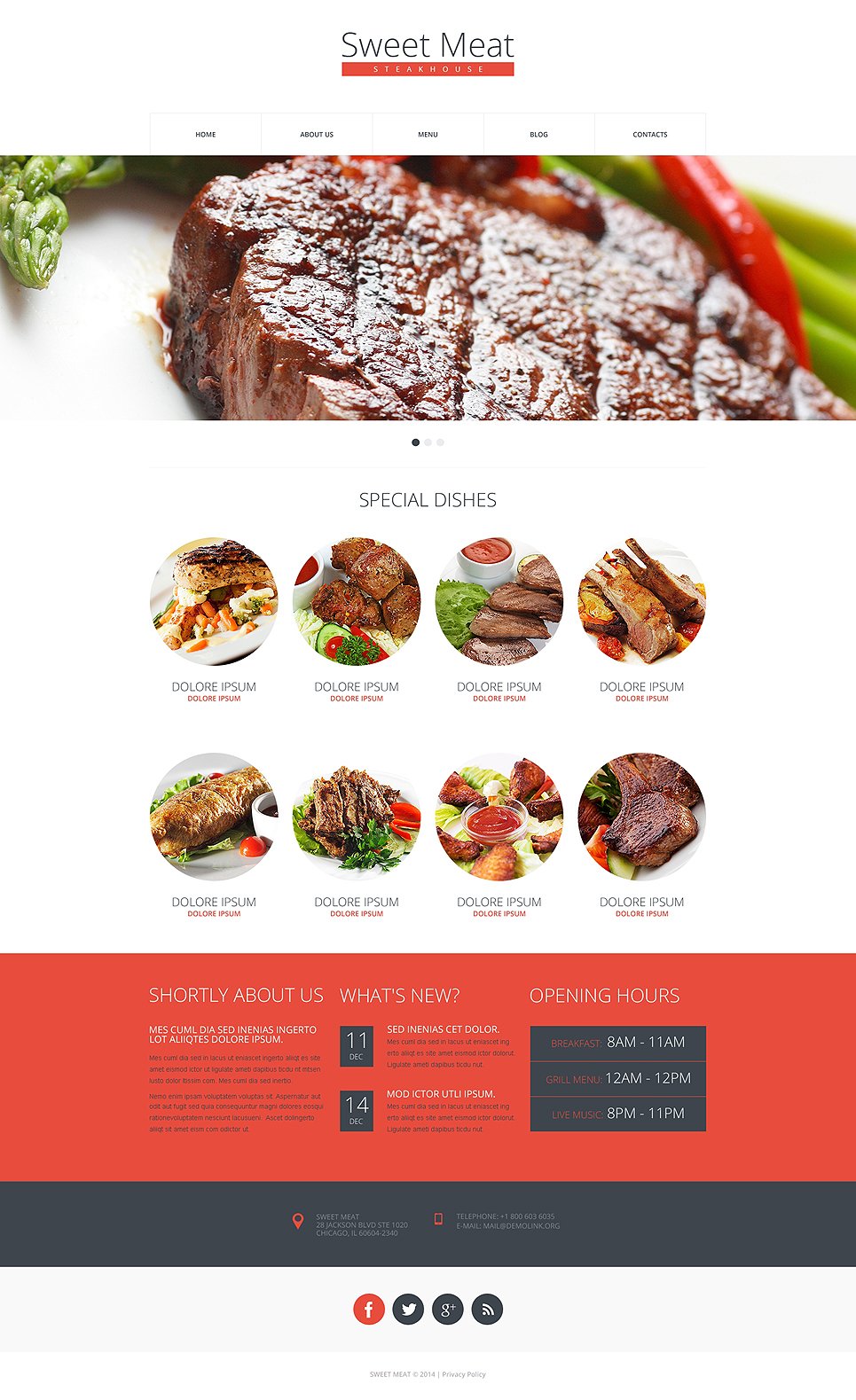 Steakhouse Drupal Template TMT