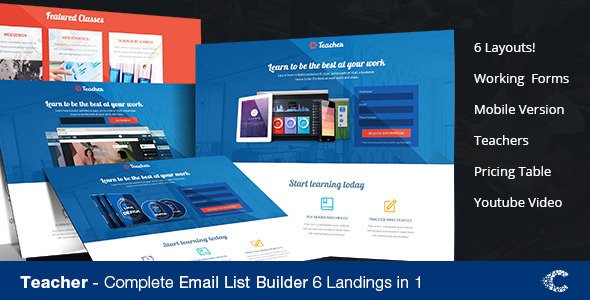 Teacher- Education Collage Landing Page
 FXTheme