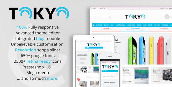 Tokyo - Responsive Prestashop Theme With Blog 1.6
 FXTheme