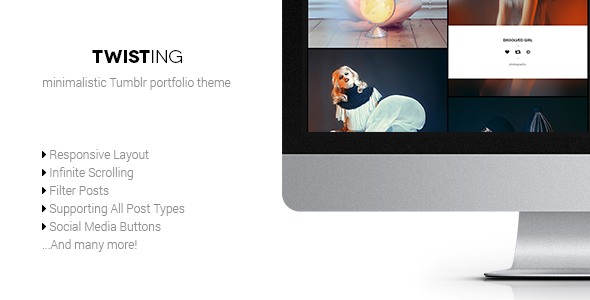 Twisting - Responsive Portfolio Tumblr Theme
 FXTheme