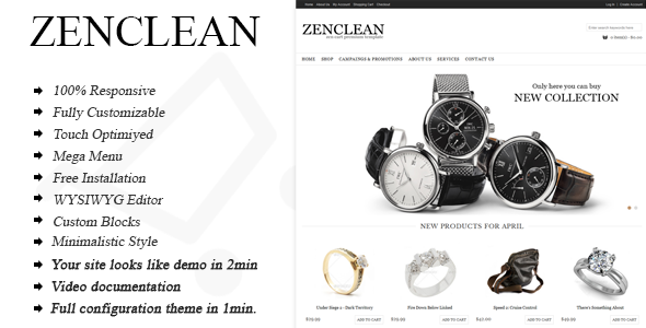 Zenclean - Responsive Multi-Purpose Zen Cart Theme
 FXTheme