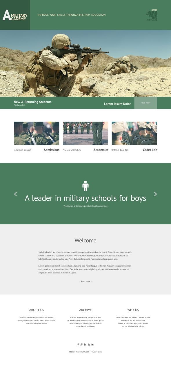 Army WordPress Theme TMT