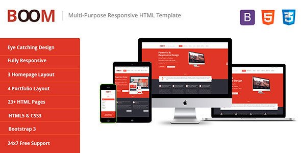 BOOM - Multi-Purpose Responsive HTML Template
 TFx