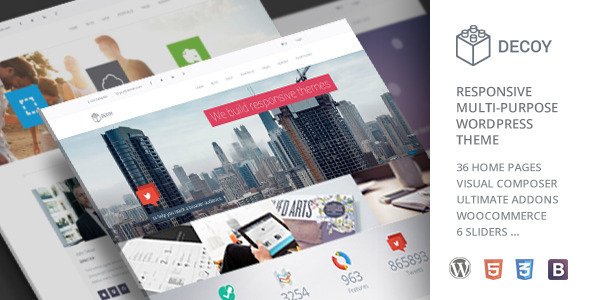 Decoy - Responsive Multi-Purpose WordPress Theme
 TFx
