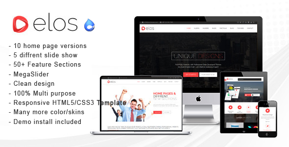 Elos - Responsive MultiPurpose Drupal Theme
 TFx