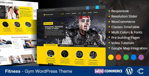 Fitness WordPress Theme eCommerce
 TFx