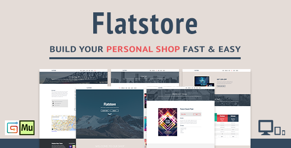 Flatstore - eCommerce Muse Theme
 TFx