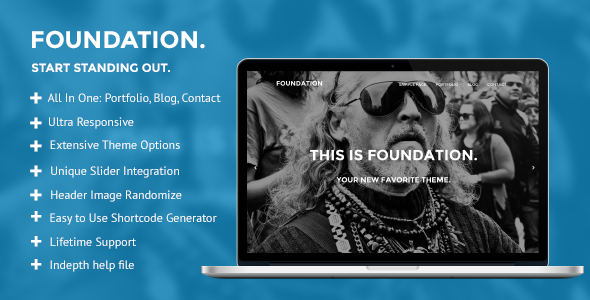 Foundation: Multipurpose WordPress Theme
 TFx