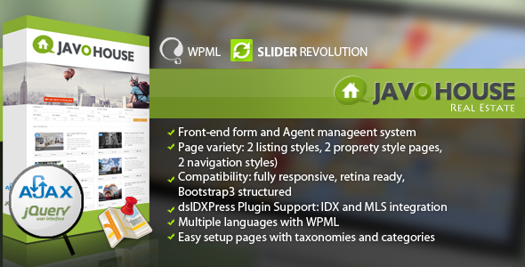 Javo House - Real Estate WordPress Theme
 TFx