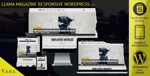 Llama: Magazine & News Wordpress Theme
 TFx