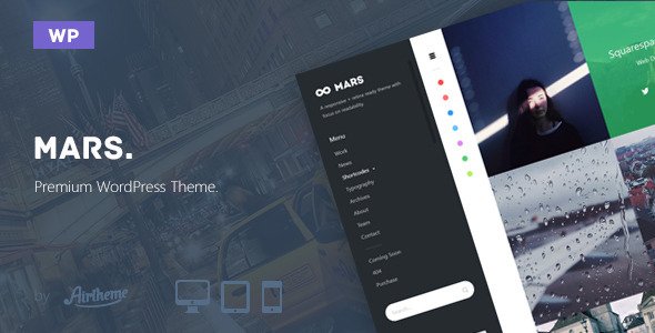 Mars - Portfolio and Blog WP Theme
 TFx
