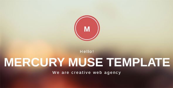 Mercury One Page Creative Muse Template
 TFx