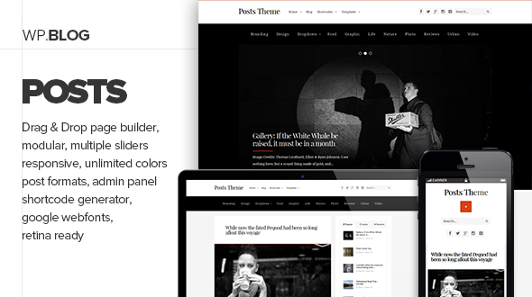 Posts - Responsive Personal Blog Theme
 FXTheme