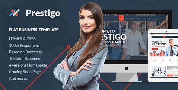 Prestigo - Flat Premium Template
 FXTheme