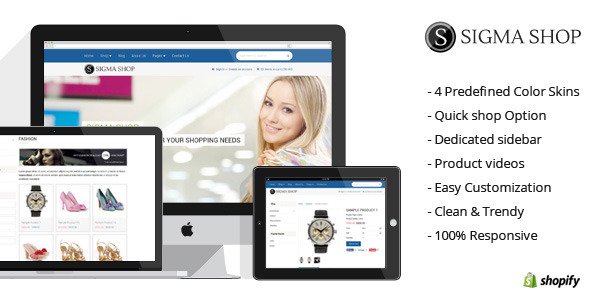 Sigma | Responsive Multipurpose Shopify Theme
 TFx