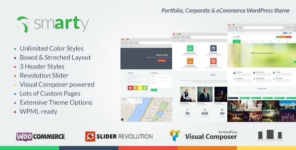 Smarty Portfolio & Shop WordPress Theme
 TFx