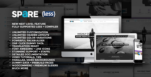 Spare - Ultimate MultiPurpose LESS Theme
 FXTheme
