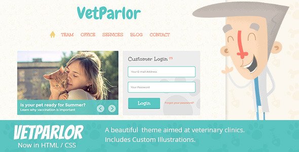 VetParlor - Responsive HTML
 TFx SiteTemplates