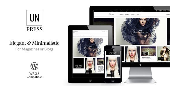 unPress Magazine - Elegant & Minimalistic
 TFx