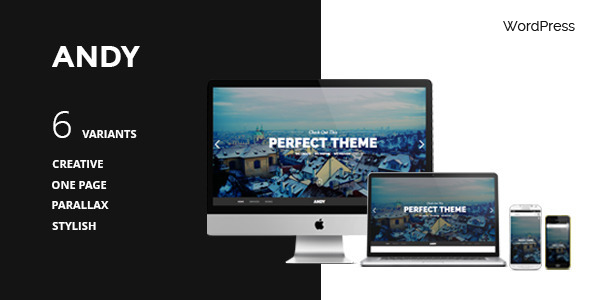 ANDY - WordPress One-Page Simple Parallax Theme
 TFx