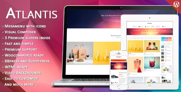 Atlantis - Multi-Purpose Corporate WP Theme
 TFx