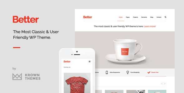 Better - Minimalistic Business WordPress Theme
 TFx