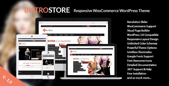 Bistro Store - WooCommerce Wordpress Theme
 TFx