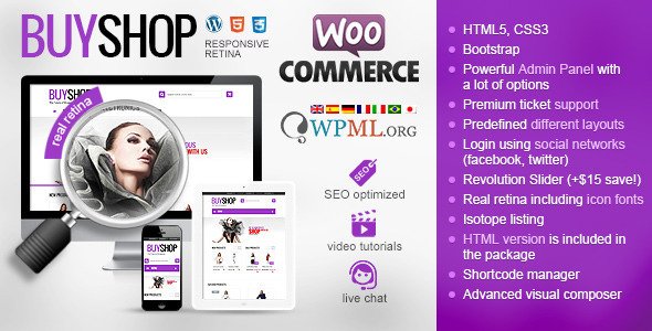 BuyShop - Responsive WooCommerce WordPress Theme
 TFx