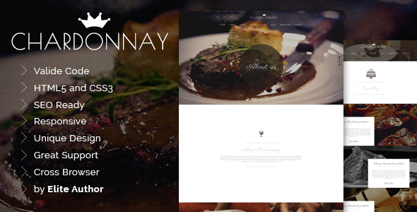 Chardonnay Responsive HTML Temlate
 TFx