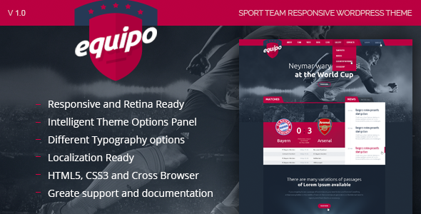 Equipo Responsive WordPress Theme
 TFx