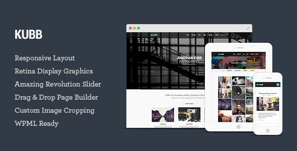 Kubb - Photography & Magazine WordPress Theme
 TFx