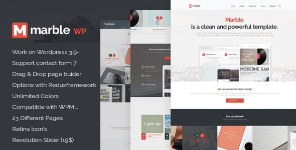 Marble - Multipurpose WP Theme
 TFx WordPress