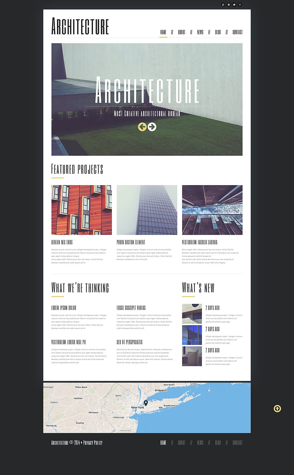 Minimalism in Architecture Joomla Template TMT
