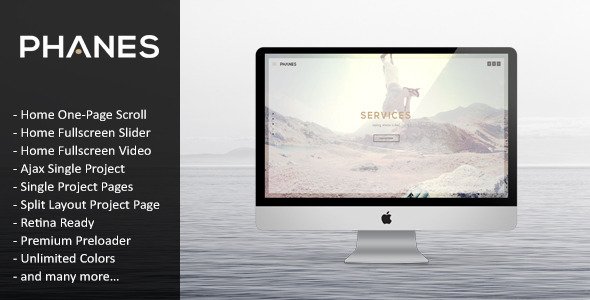 Phanes - Responsive Unique HTML5 Template
 TFx