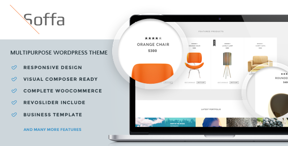 Soffa - Furniture & Bussiness WordPress Theme
 TFx