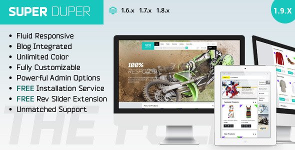Super Duper : Ultimate Responsive Magento Theme
 TFx