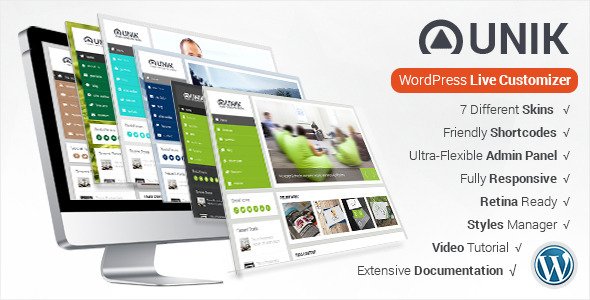 Unik - Ultra-Customizable WordPress Theme
 TFx