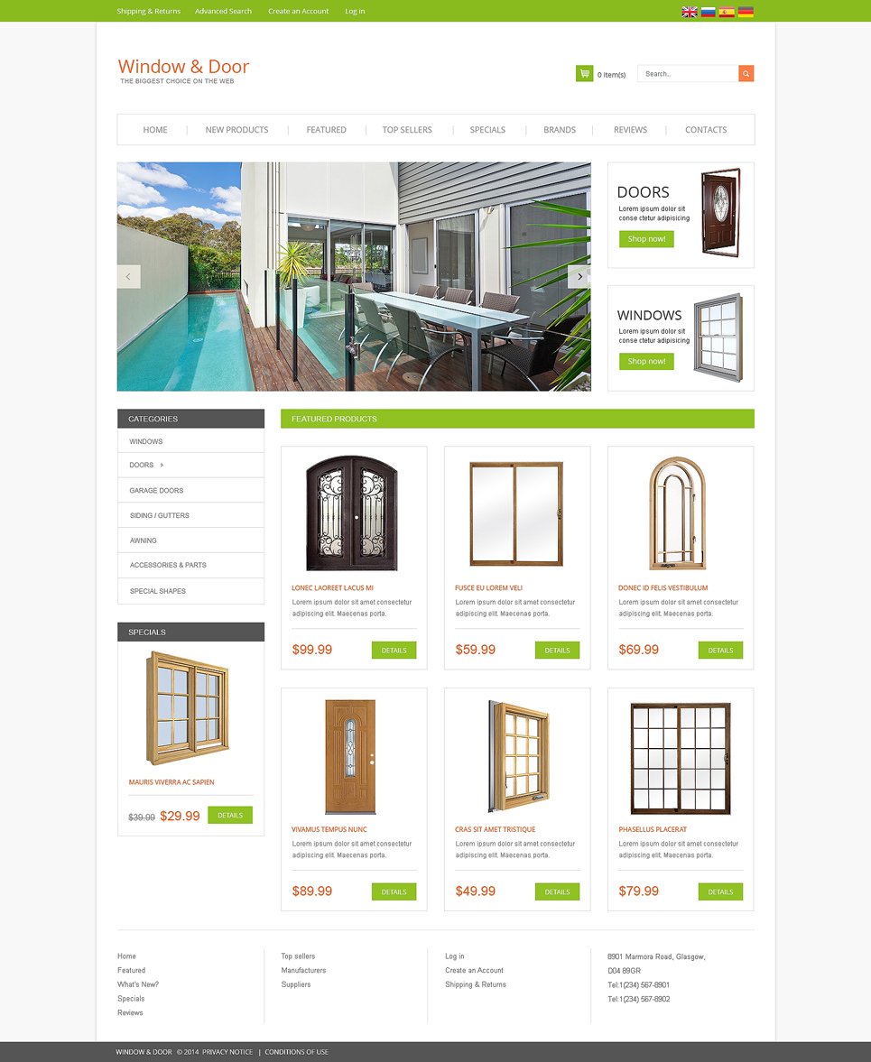 Window OsCommerce Template TMT
